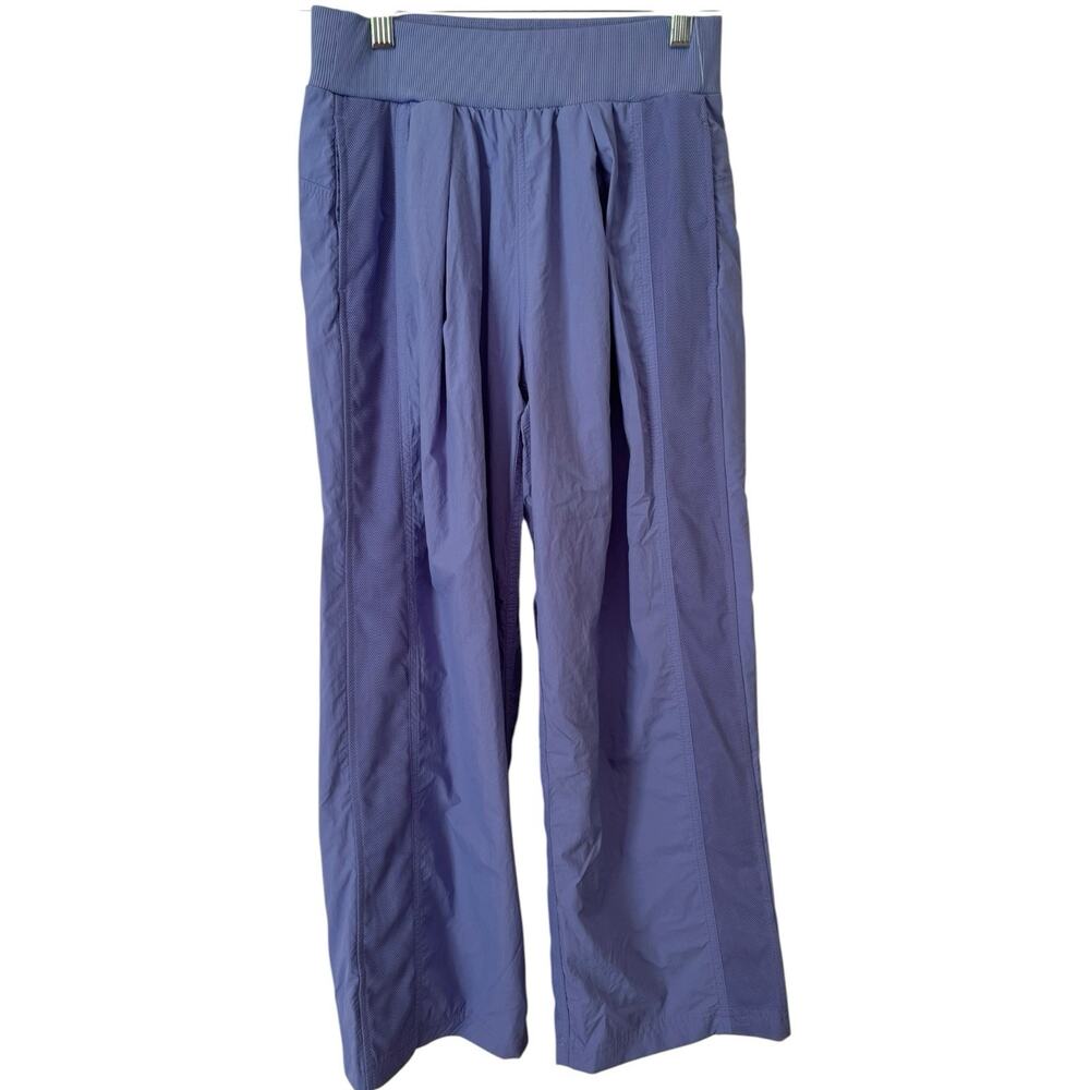 Old Navy Purple High Rise Pull On Wide Leg Athletic Pants Girls Youth Size Large